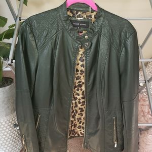 Faux leather jacket